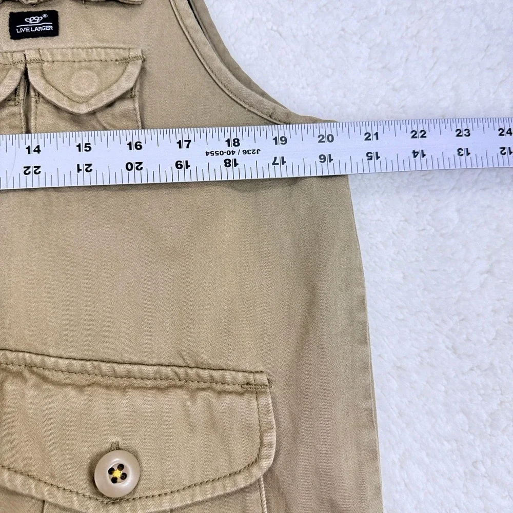 10‎ Deep Shooting Hunting Vest Mens Medium Green/Brown
